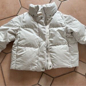 Cream jacket. Banana Republic. In general good condition.